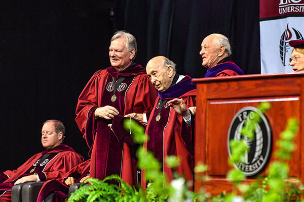 Troy University mourns the loss of trustee, oldest living Marine Roy Drinkard