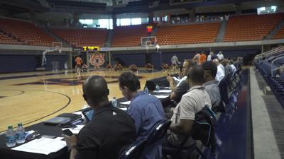 Auburn S First Men S Basketball Pro Day Draws 24 Nba Teams