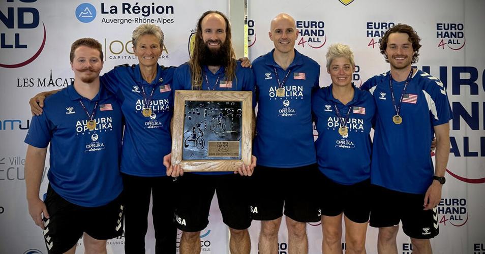 Gold Standard: Auburn senior helps put Team USA wheelchair handball on top of the world