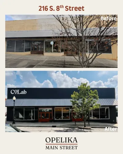 Opelika Main Street Expands Existing Facade Enhancement Grant Program to Support More Downtown Improvements