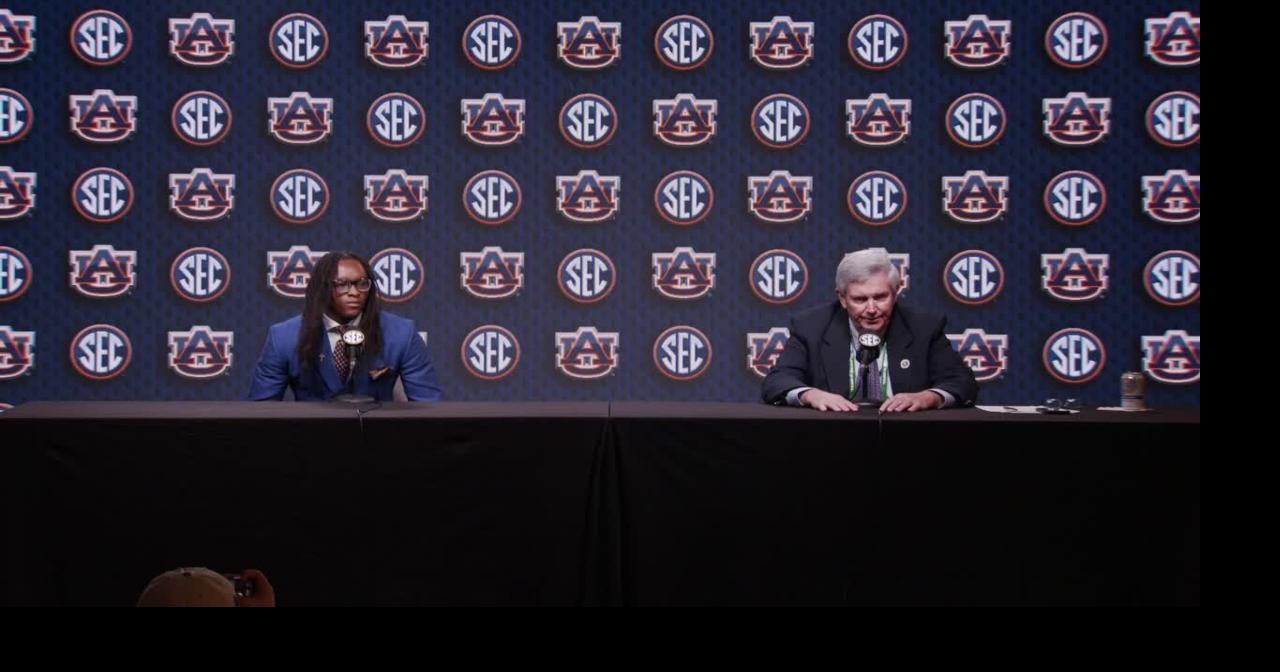 Auburn football's Champ Anthony speaks at SEC Media Days