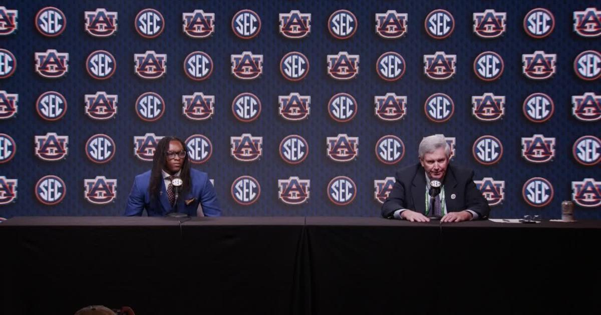 Auburn football's Champ Anthony speaks at SEC Media Days