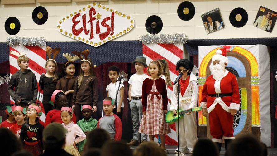Cary Woods Elementary students present "Elfis and the Sleigh Riders"