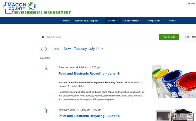 More recycling options for Macon County at the Environmental Management Agency