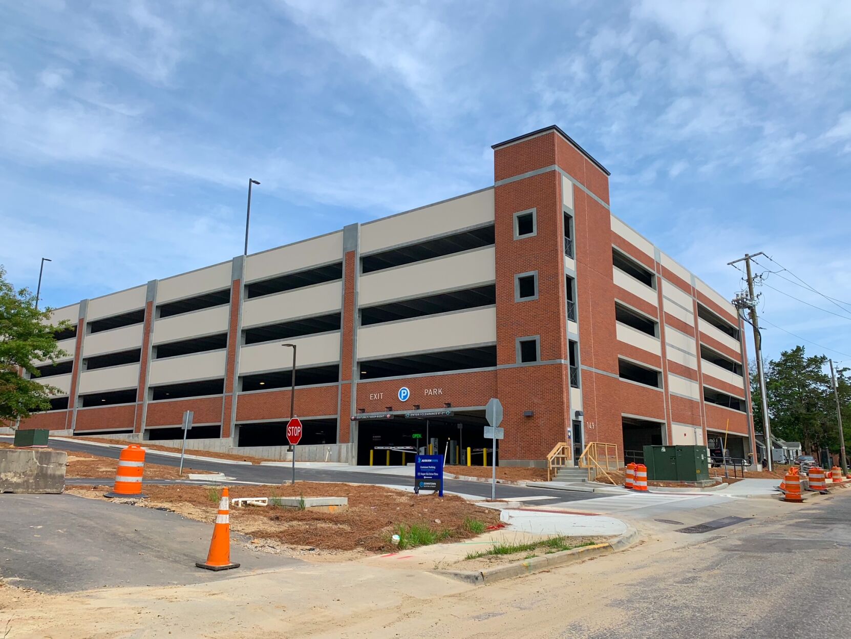 Just in time AuburnBank parking deck in downtown Auburn now open