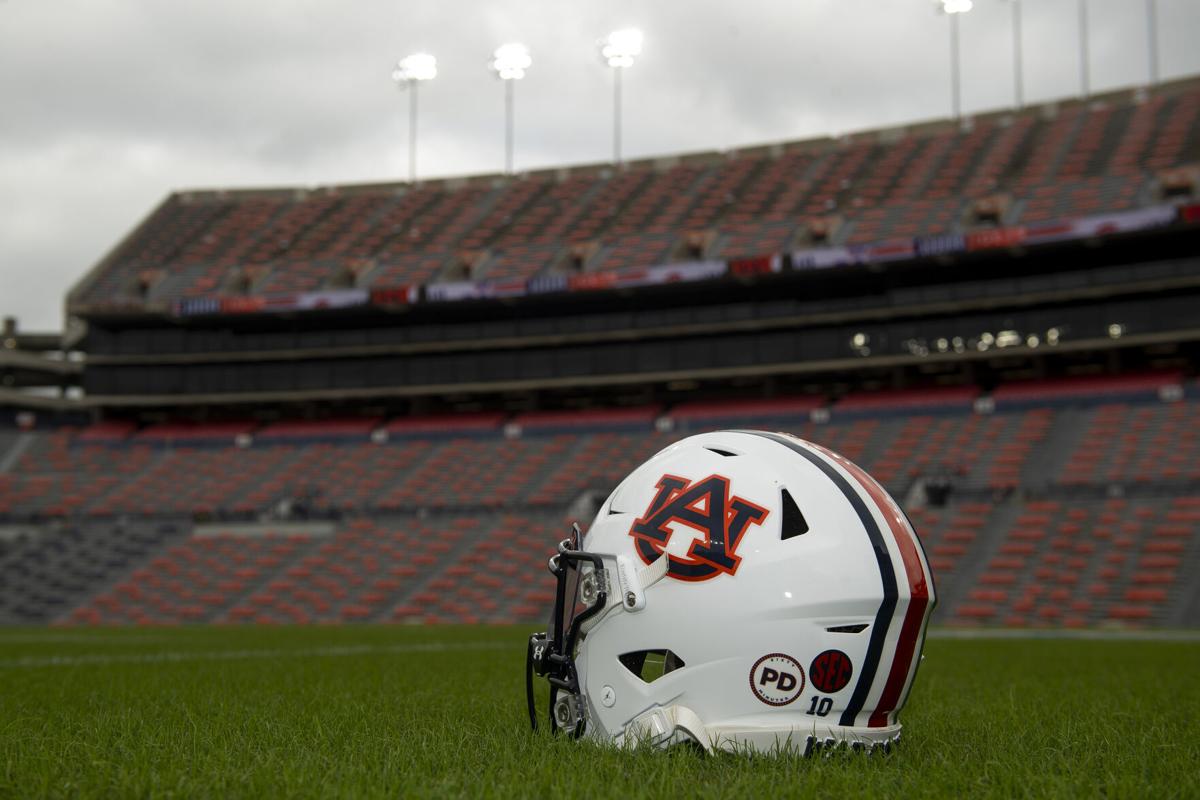 AU FB Pat Dye helmet sticker
