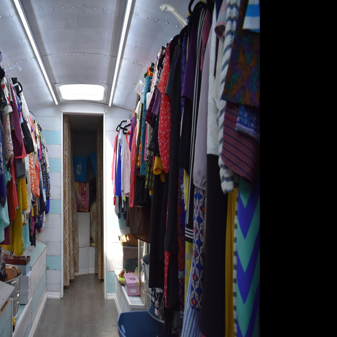 Boutique Bus Provides Donated Clothing To Tornado Survivors