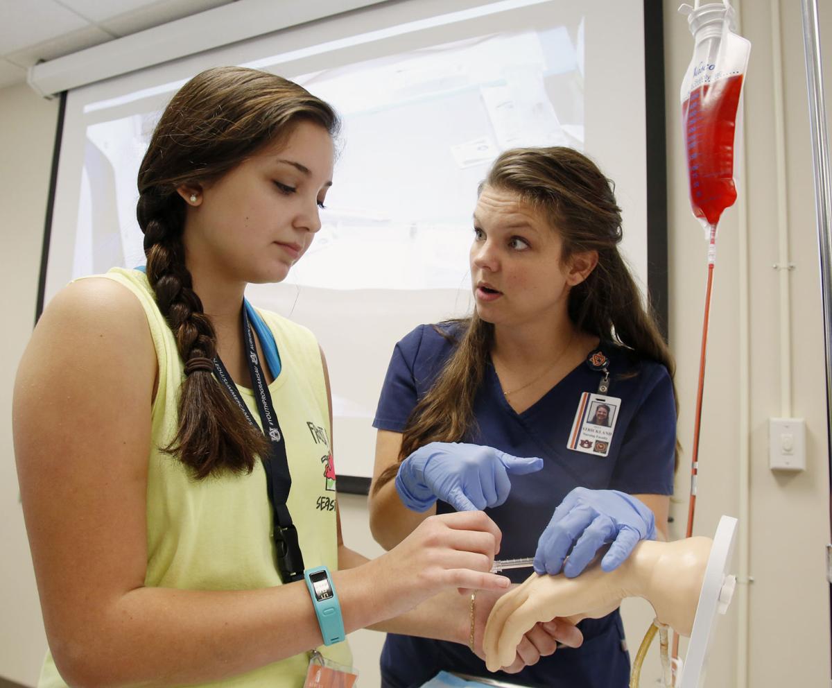 Auburn’s School of Nursing camp gives students glimpses into the healthcare professions Auburn