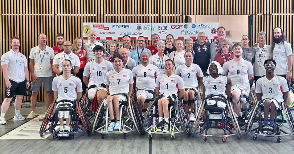 Gold Standard: Auburn senior helps put Team USA wheelchair handball on top of the world
