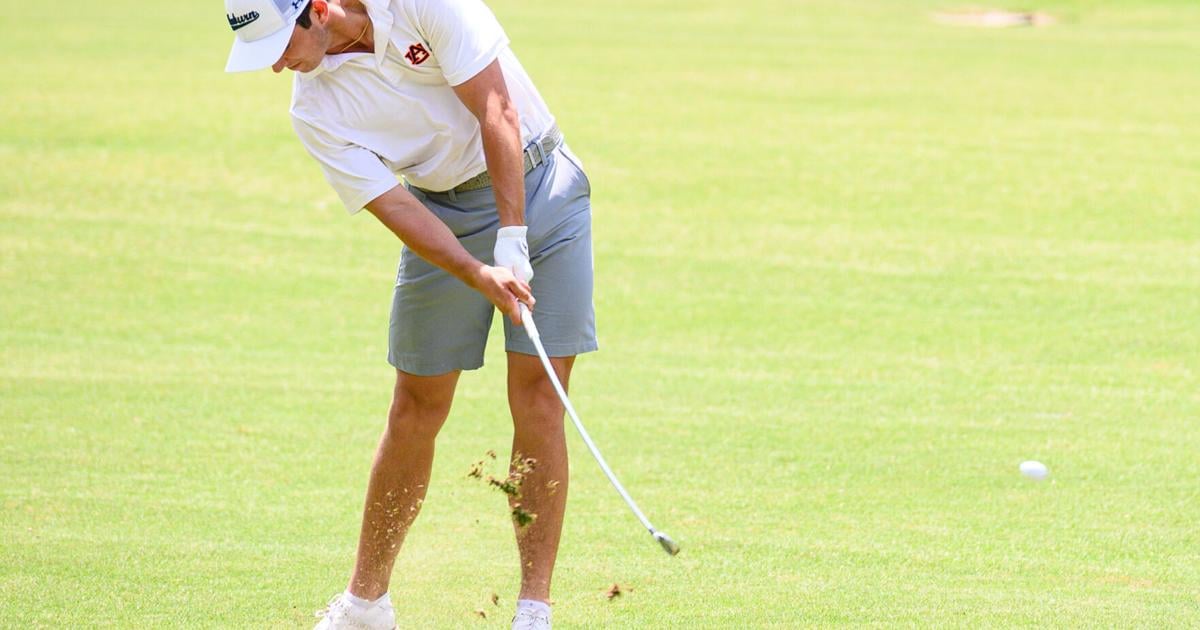 Auburn’s Valdes roars around turn, Tigers in a tie for third at NCAA