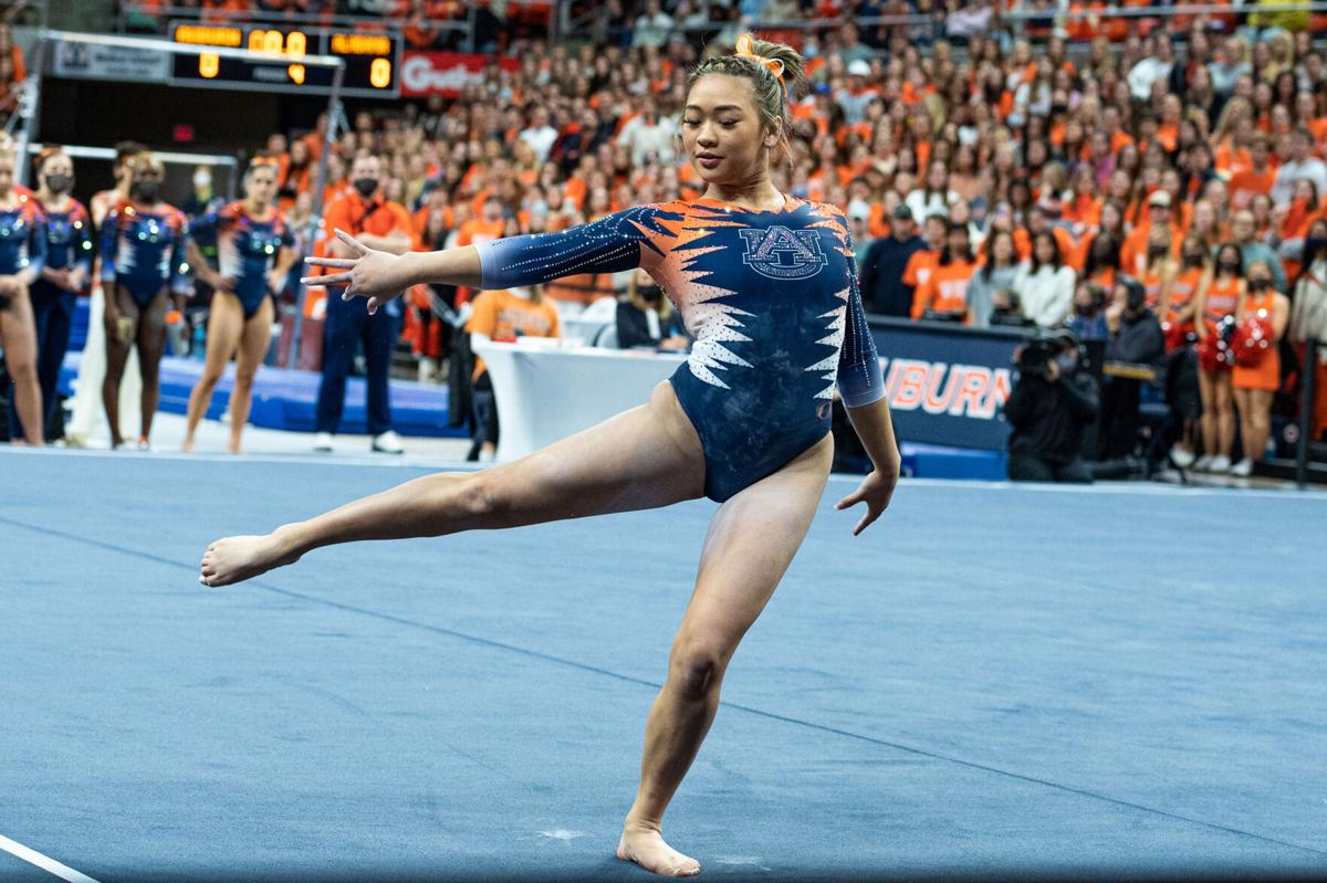Watch now: Suni Lee earns first all-around win in college ...