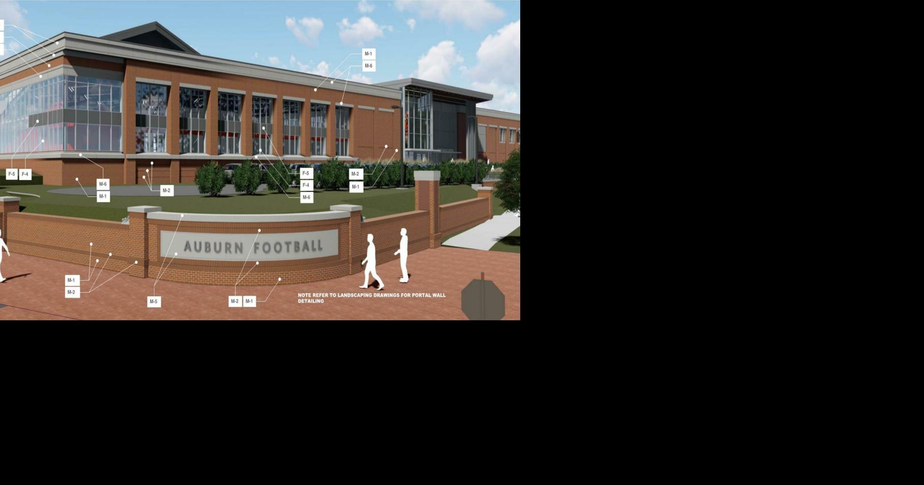 Auburn names new football training facility, weight room