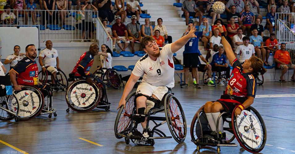 Gold Standard: Auburn senior helps put Team USA wheelchair handball on top of the world
