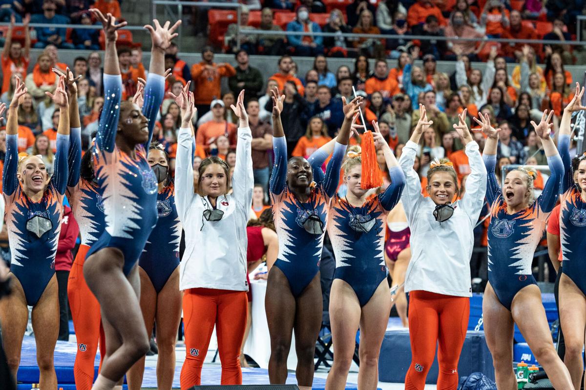 WINNING SCHOOL Auburn Gymnastics defeats Alabama for secondhighest