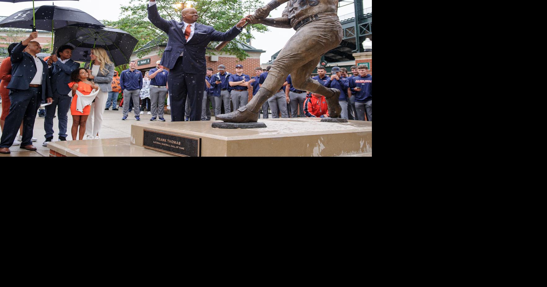 Auburn unveils Frank Thomas statue: 'Brought a tear to my eye' - Auburn  University Athletics