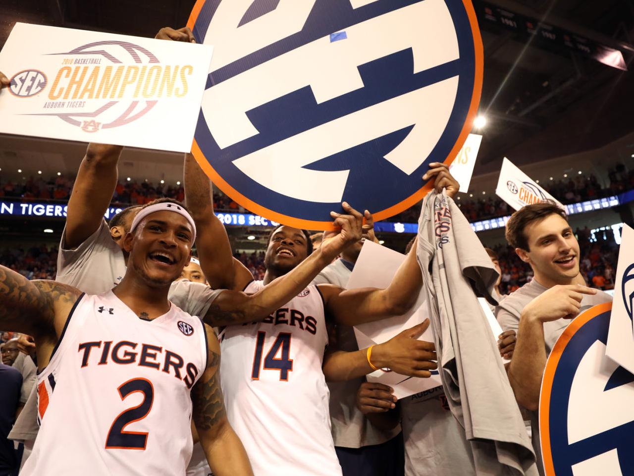 Auburn Claims Share Of First Sec Regular Season Title Since 1999