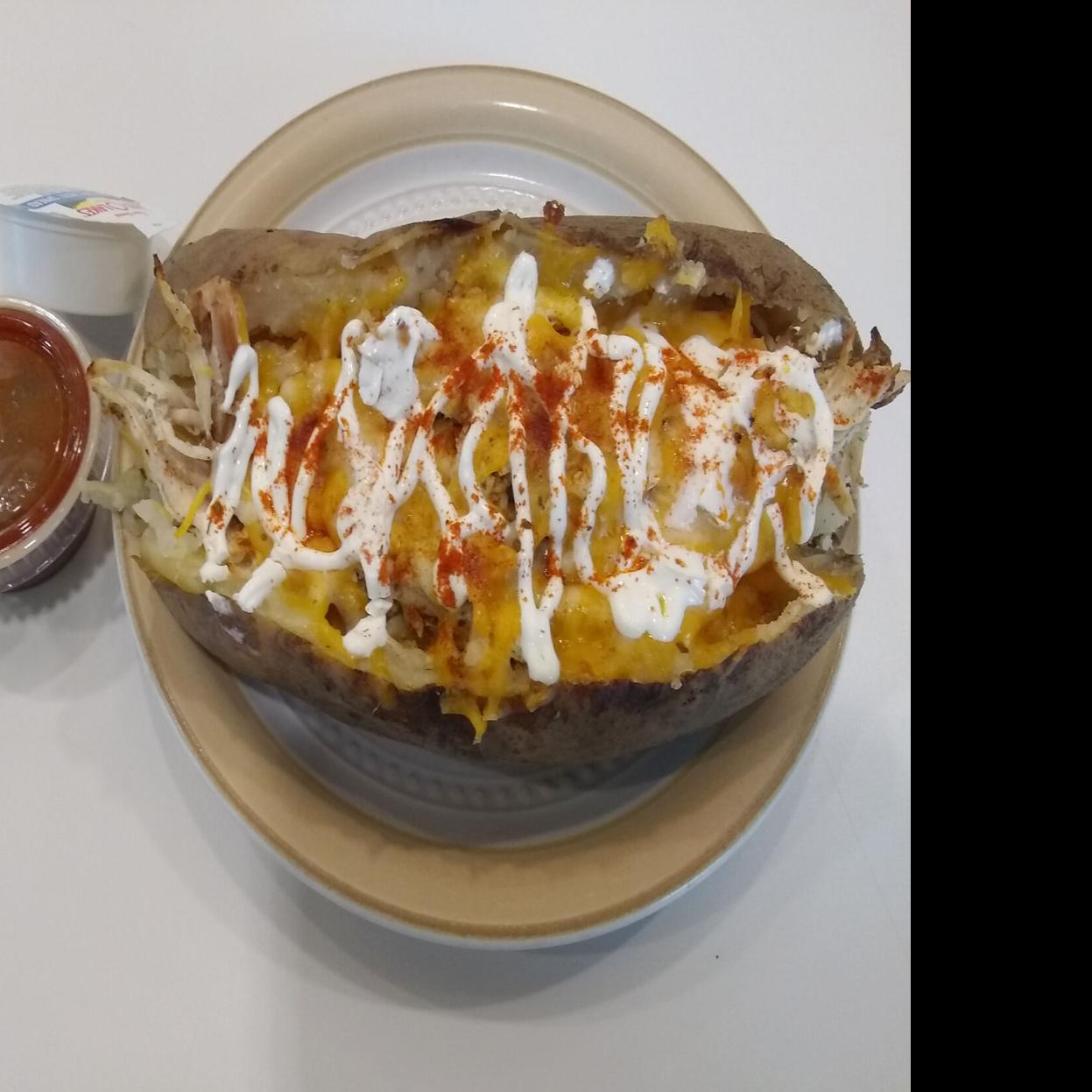 The Potatoes At Twice Baked In Opelika Can Handle Plenty Of Toppings Food And Cooking Oanow Com