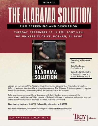 Troy University Dothan to host Academy Award-nominated documentary screening
