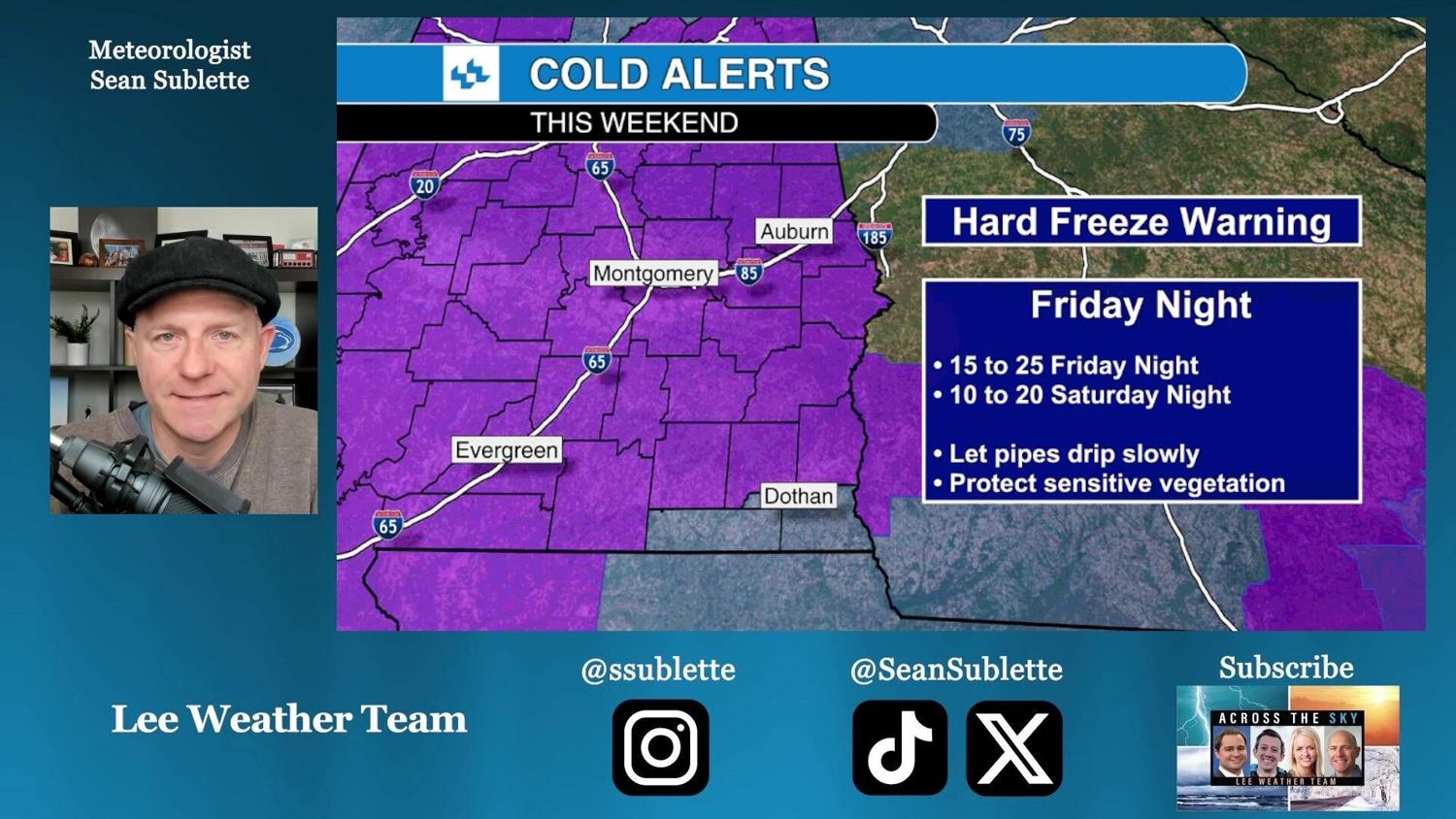 Brutal weekend cold in Alabama How long will it last?