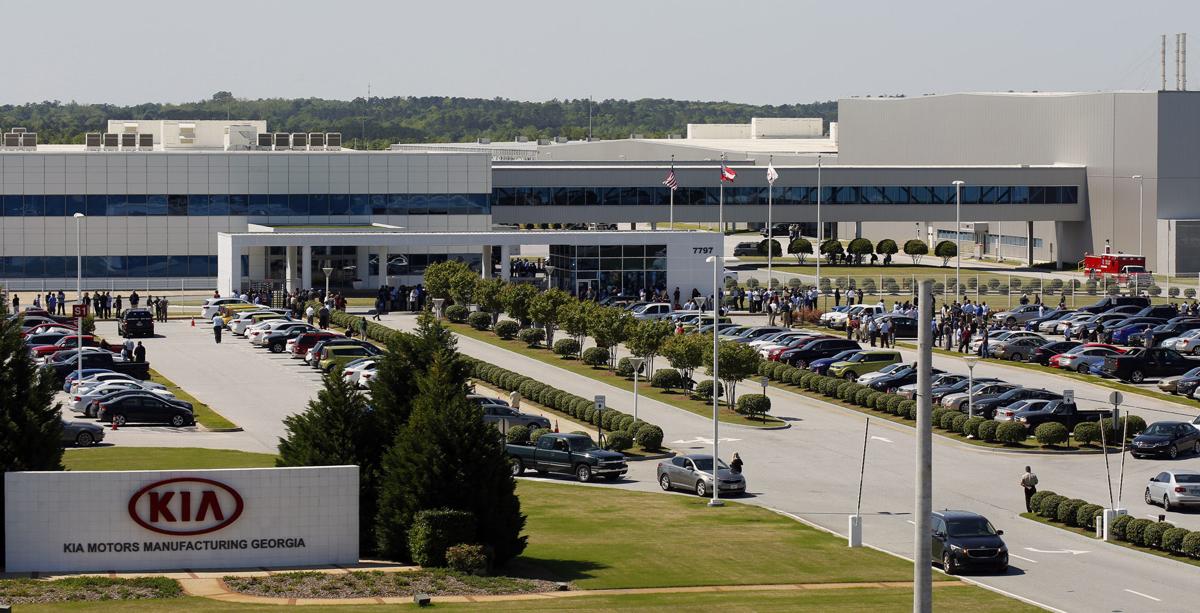 One person airlifted, one in custody after shooting at Kia plant in