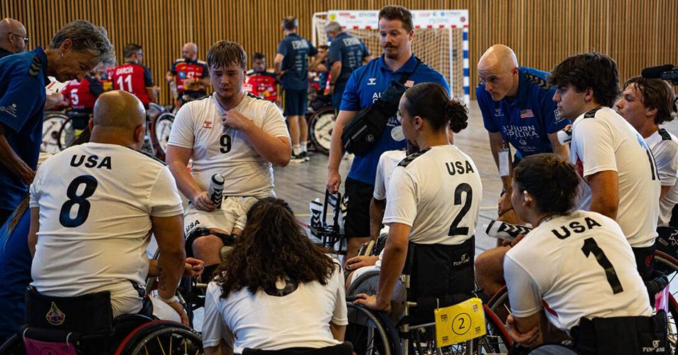 Gold Standard: Auburn senior helps put Team USA wheelchair handball on top of the world