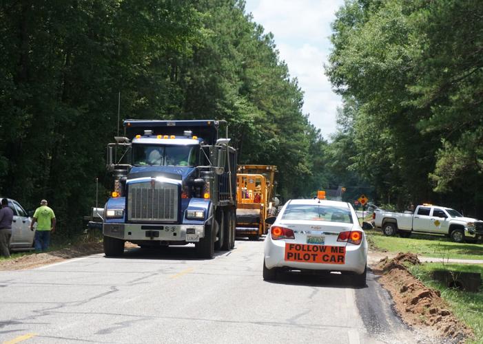 Resurfacing, widening project begins on Society Hill Road