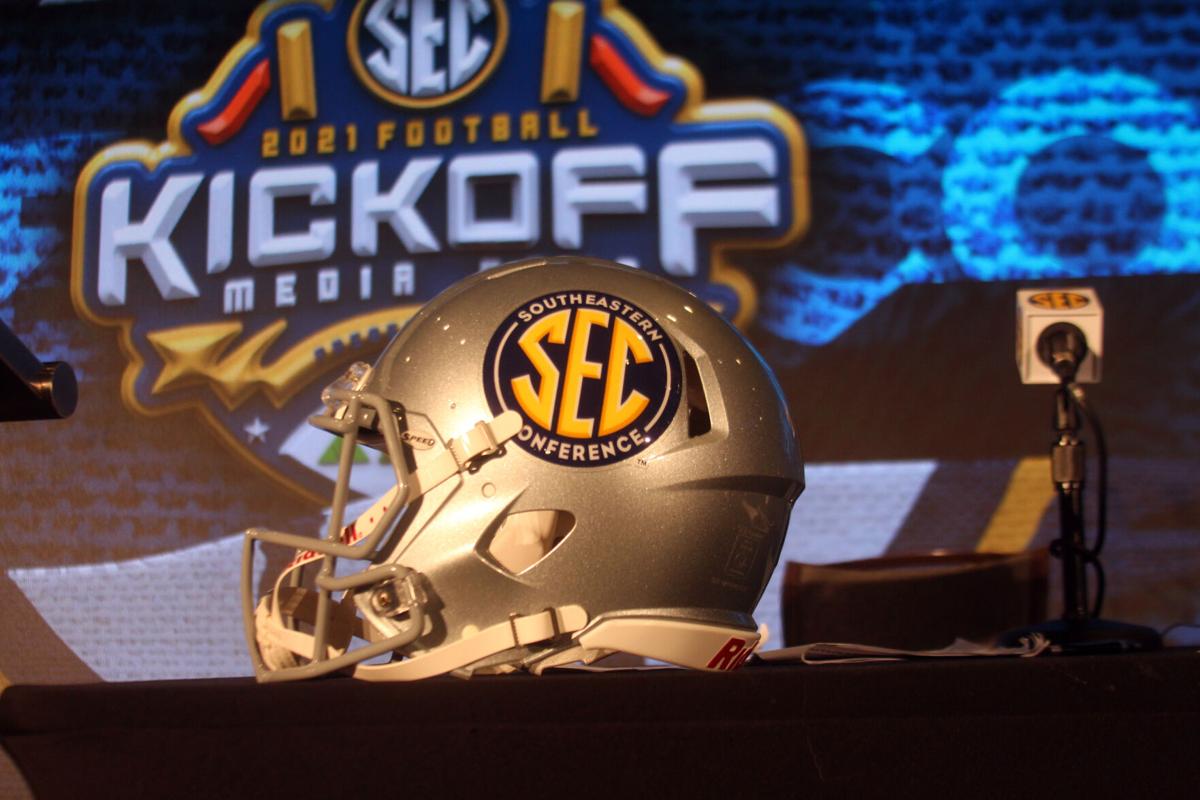SEC football helmet