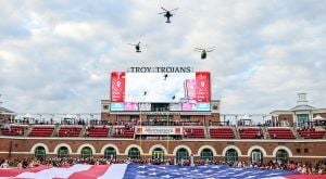 Pre-game flyover, ‘Walk of Heroes’ among the highlights for Troy University’s Military Appreciation Game on Oct. 24