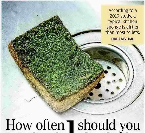 How often should you replace your sponge?