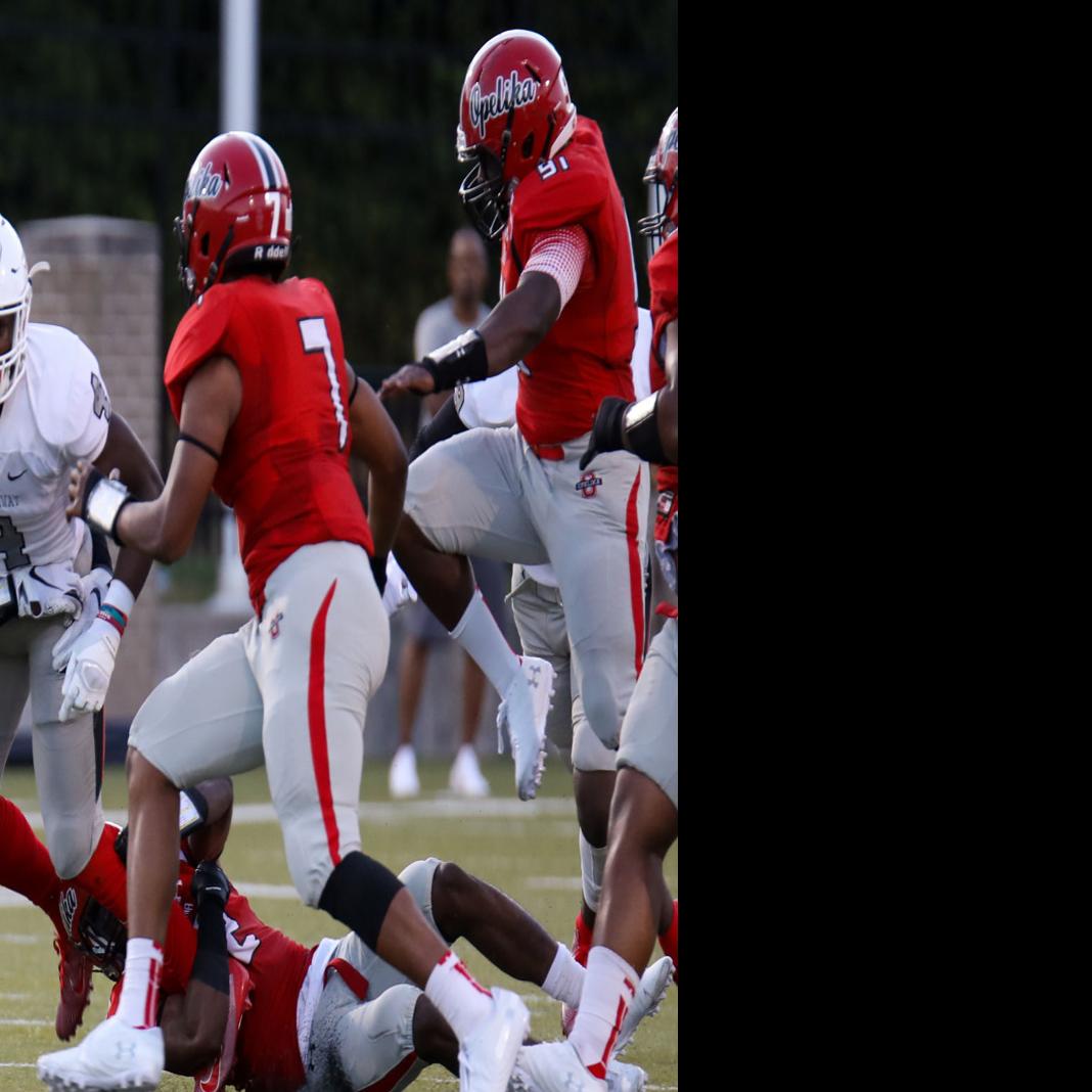 Opelika Forces Four Turnovers Holds Off Callaway Prep Blitz