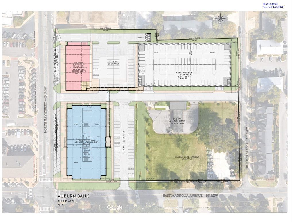 Just in time AuburnBank parking deck in downtown Auburn now open