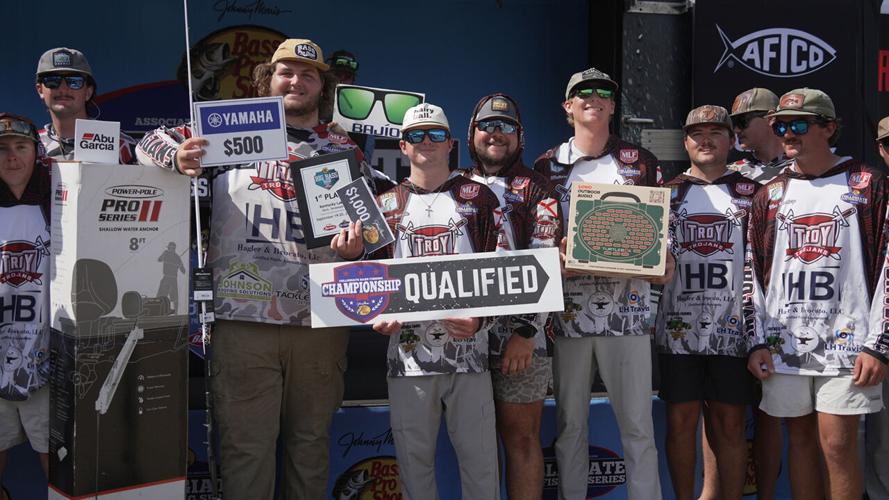 Choquette leads 15th ranked TROY at collegiate bass fishing season opener; earns first-ever first place finish and secures bid to national championship