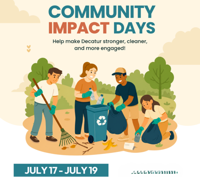 Make a difference in your neighborhood during the inaugural Community Impact Days!