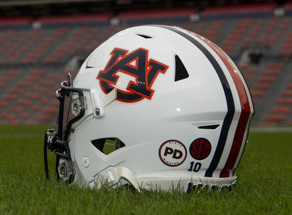 AU FB Pat Dye helmet sticker