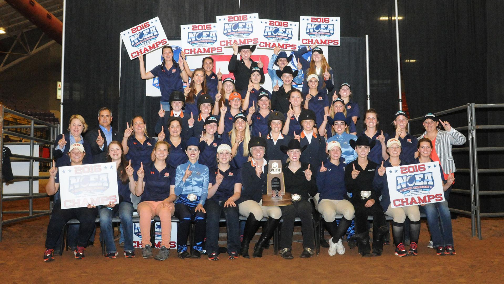 No. 1 Auburn equestrian captures fourth national title in school