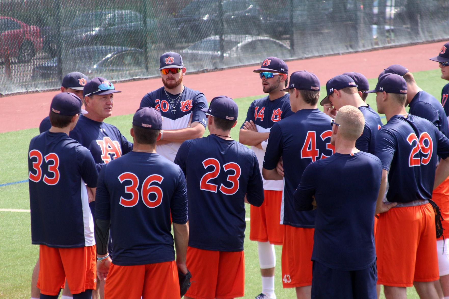 PHOTOS Auburn baseball Monday practice at the College World Series