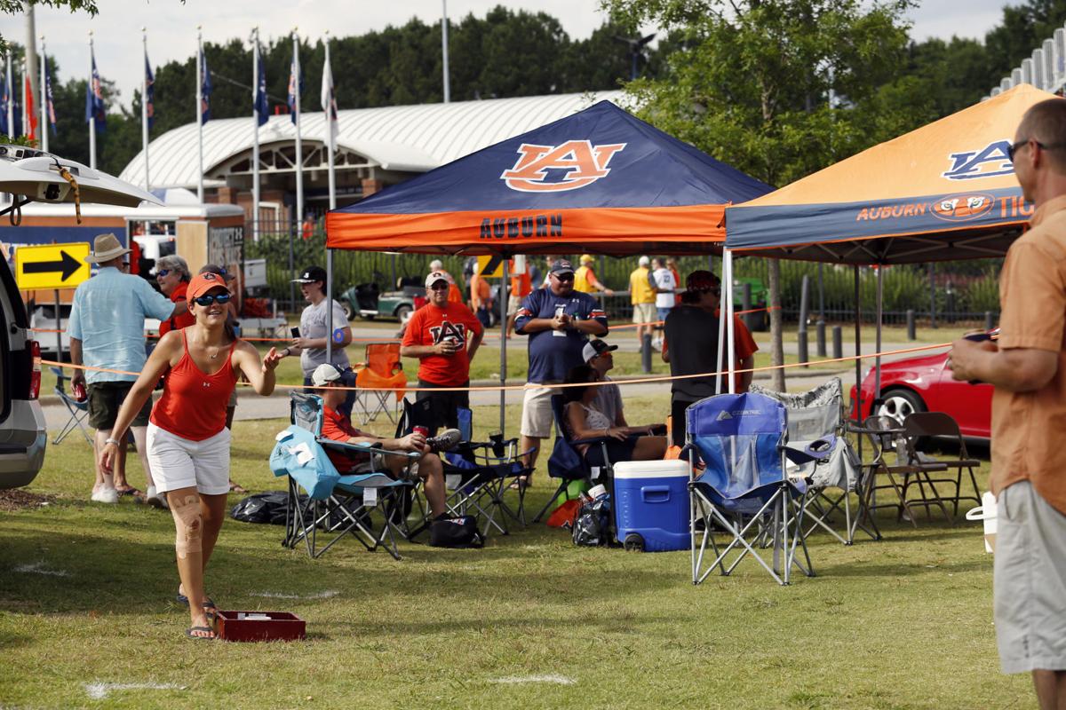Auburn softball fans show team pride with tailgating fun