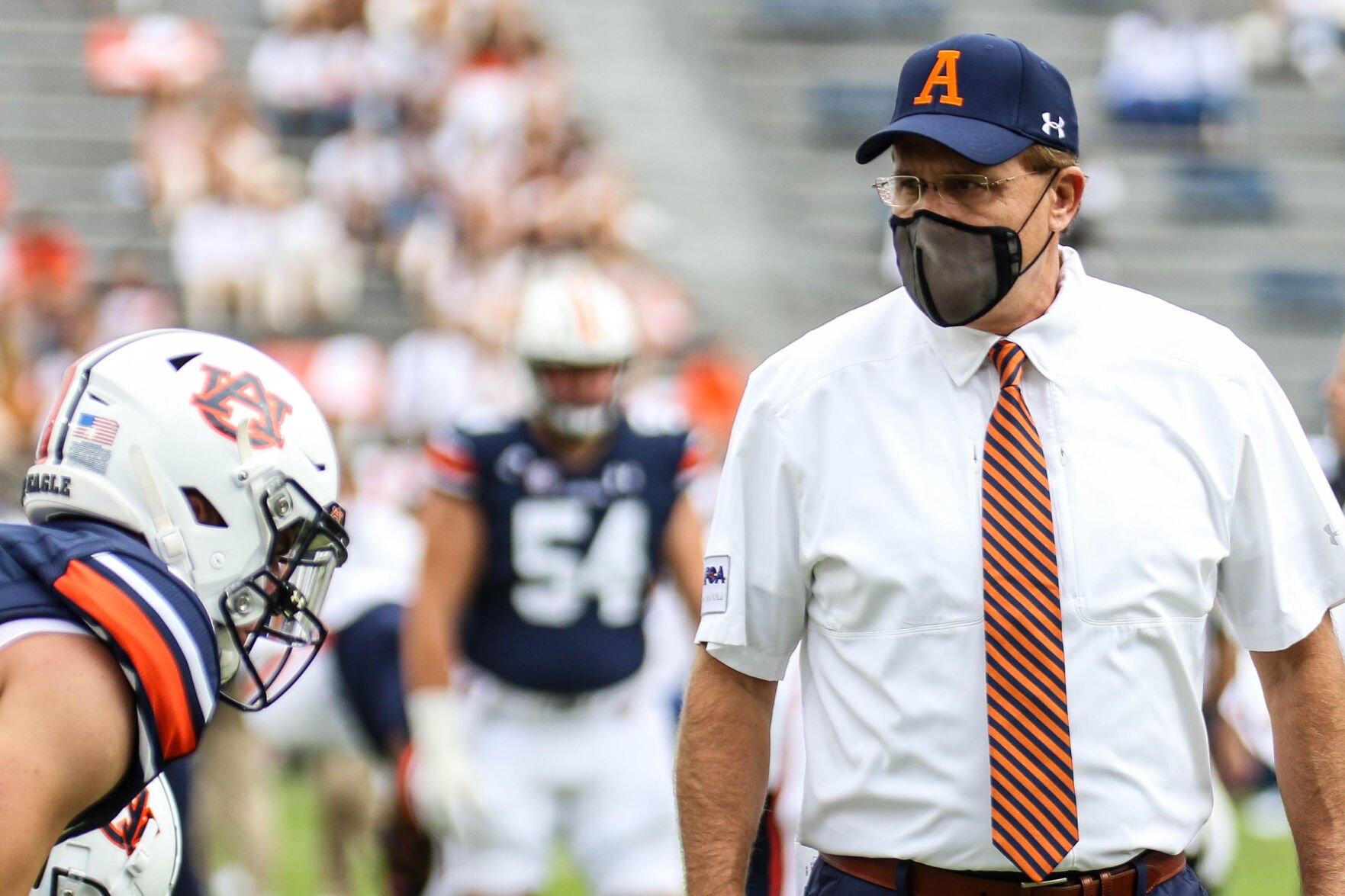 pat dye under armour hat