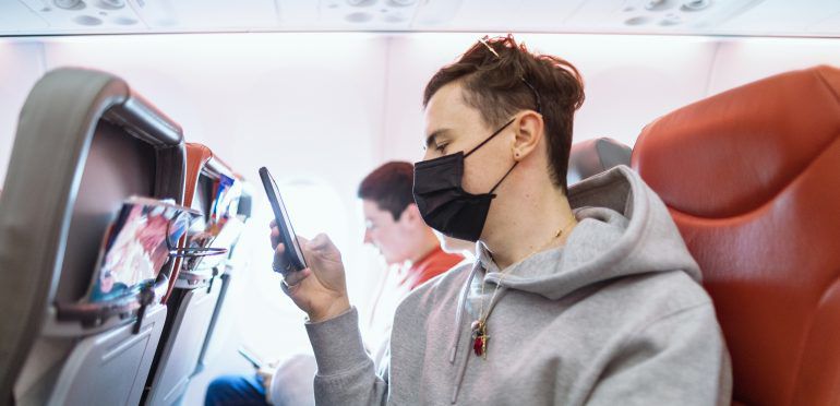 Airlines have required passengers to wear masks.