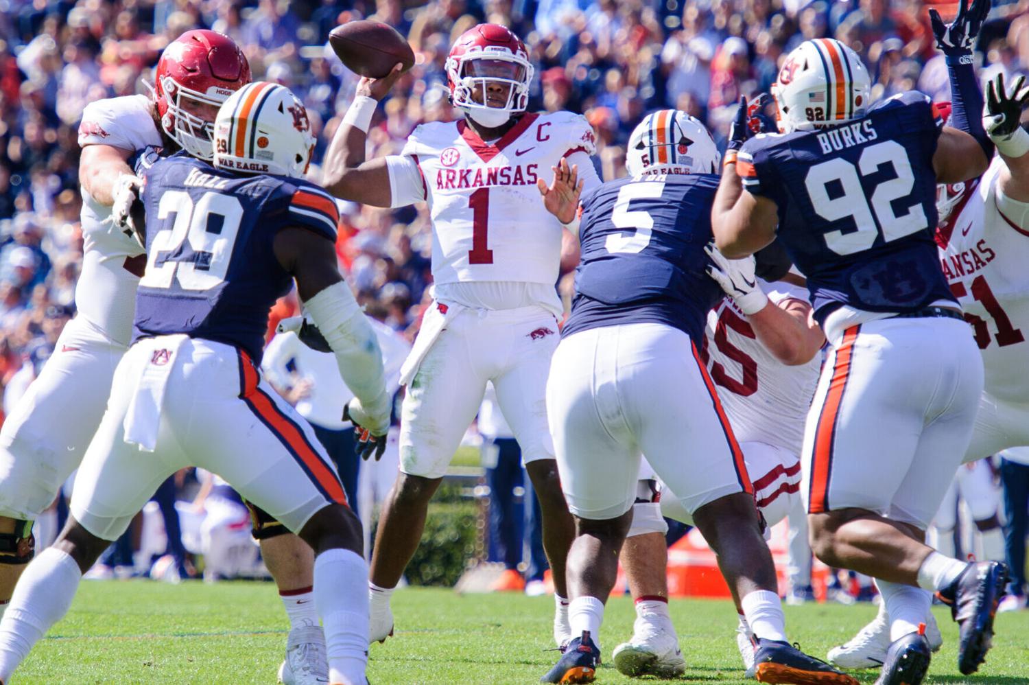 Time, TV network announced for Auburn vs. Arkansas