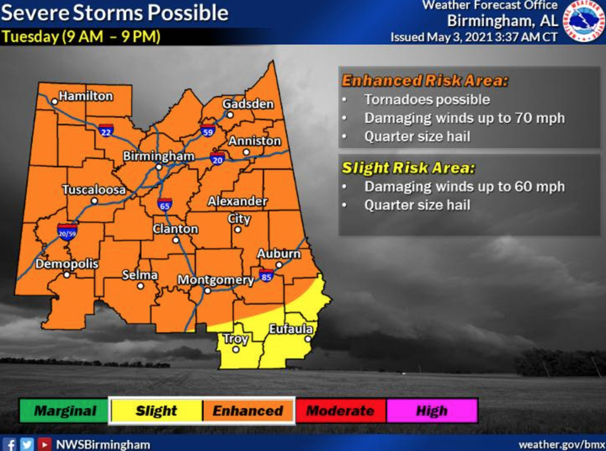 Update: Strong storms moving through Lee County; thunderstorm watch remains  in effect until 8 . Monday