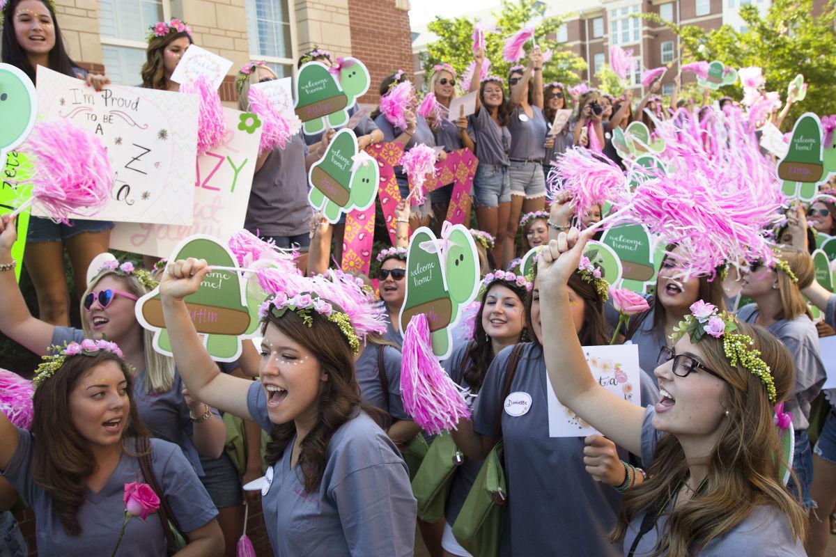 Auburn Bid Day Sorority Rush