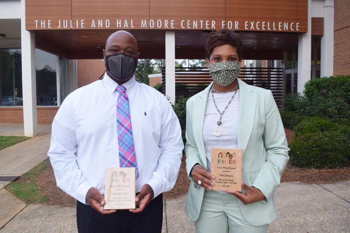 Auburn Junior High's Kim Johnson and Wrights Mill Road's LaDextric Oliver to represent Auburn City Schools