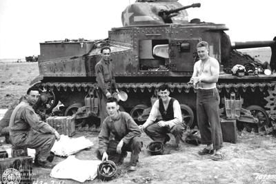 135 American M3 Lee Crew, Tunisia, 1942