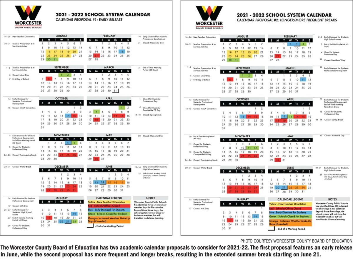 WCPS calendar proposals to be voted on in Feb. News