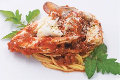 Maryland Blue Crab Sauce Over Pasta