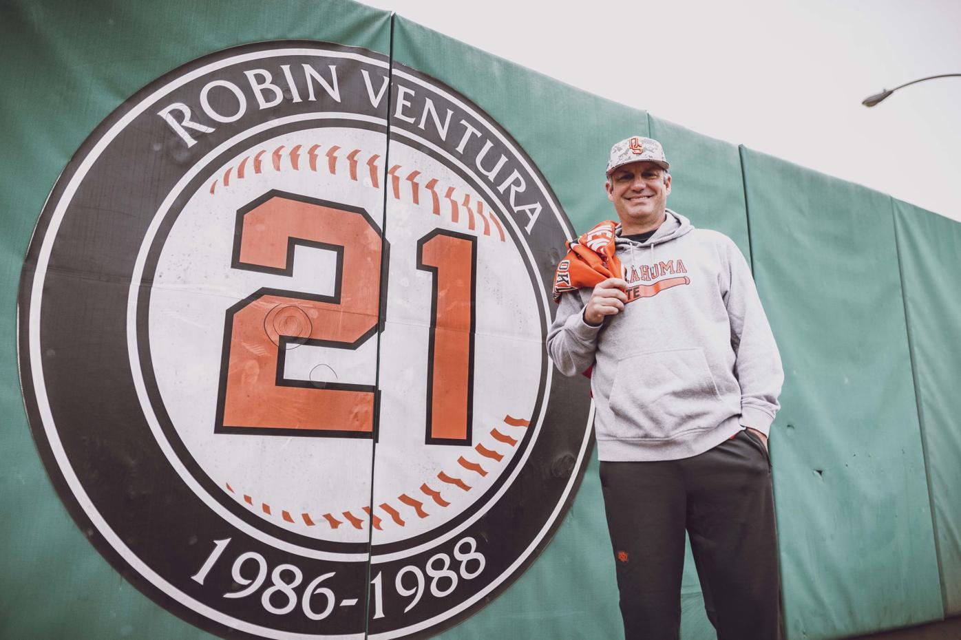 Cowboy legend Robin Ventura back in the college swing, Sports
