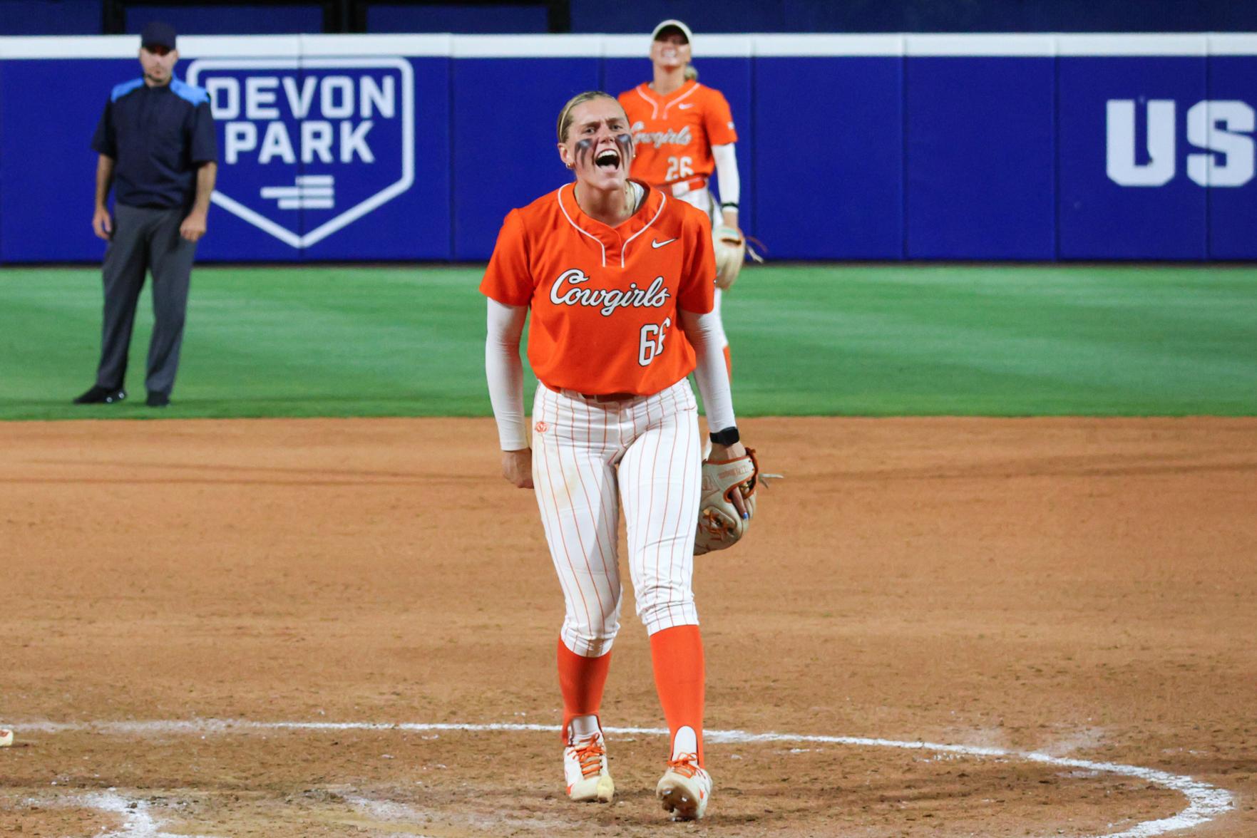 Ruby Meylan powers OSU Cowgirls over No. 1 Oklahoma for 6-4 win