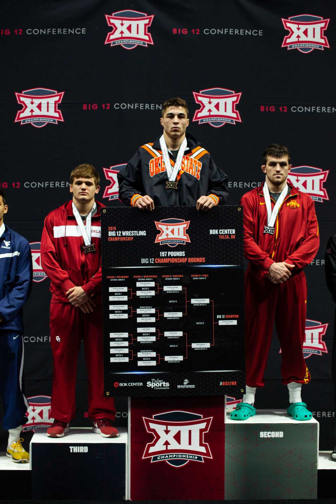 PHOTOS Big 12 Wrestling Championship medal ceremonies Gallery