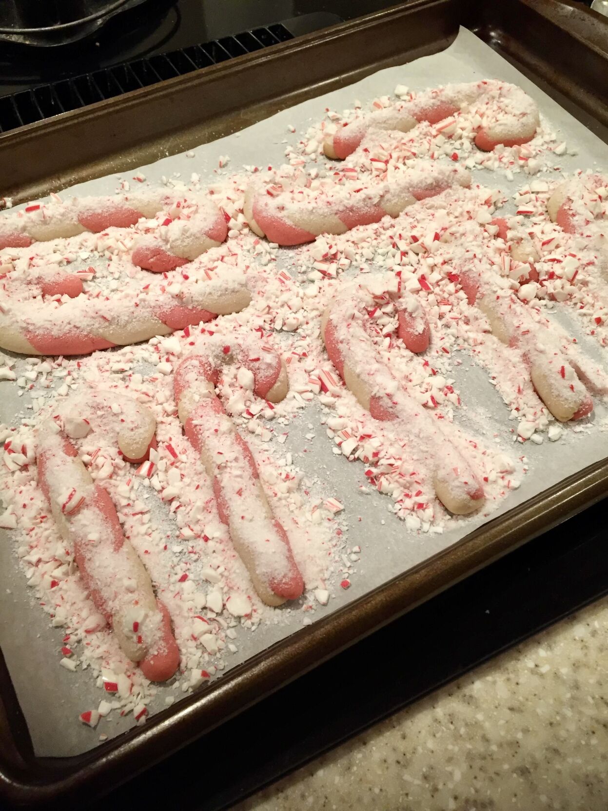 Candy cane Christmas cookie recipe Entertainment